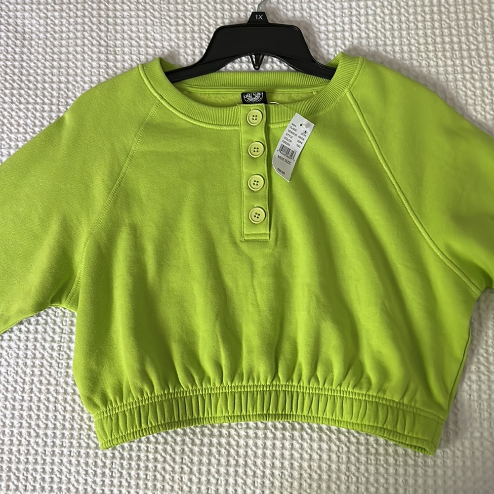 Pacsun Scrunched Cropped Sweater